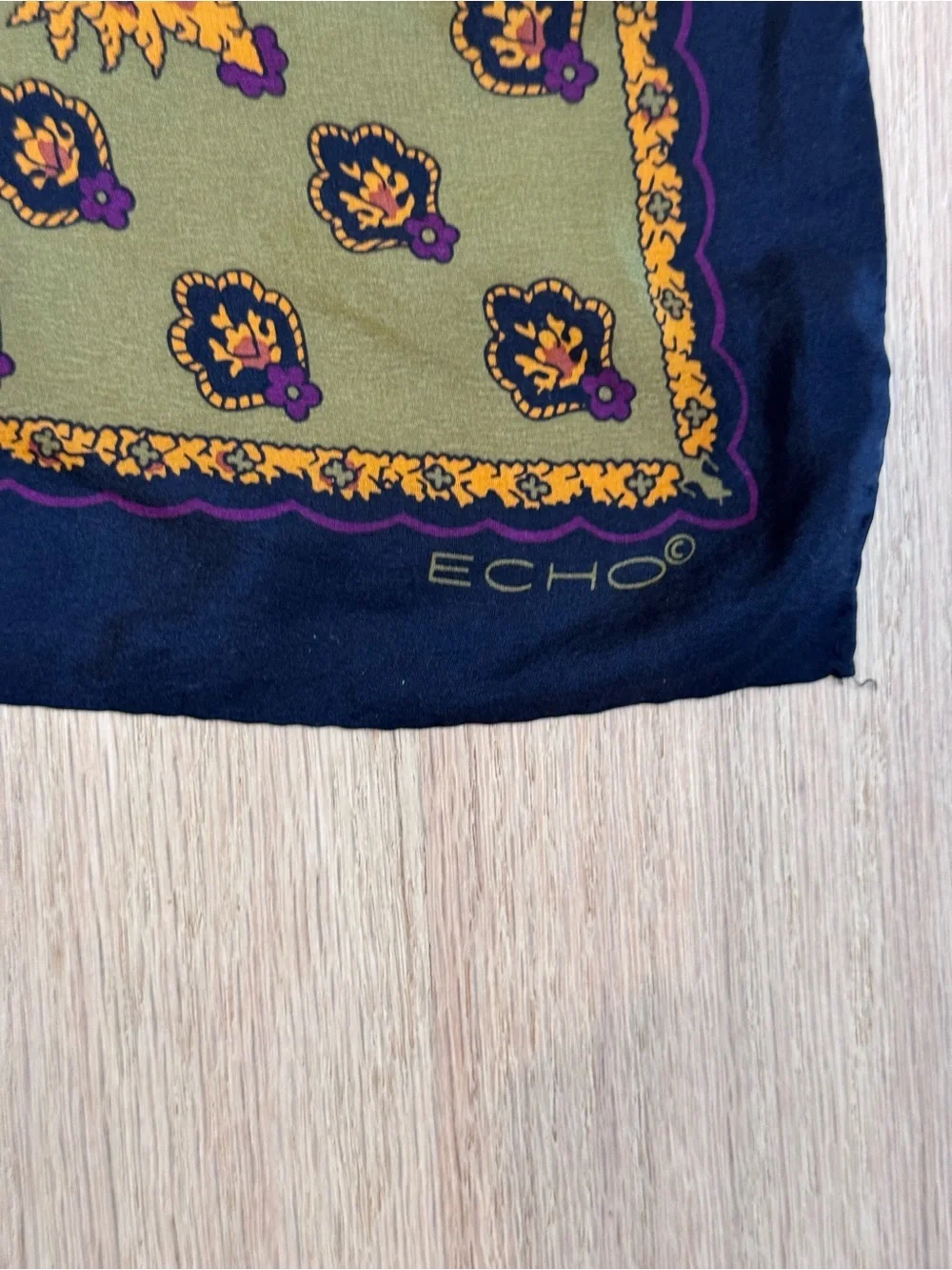 Echo animal print regal silk scarf classic